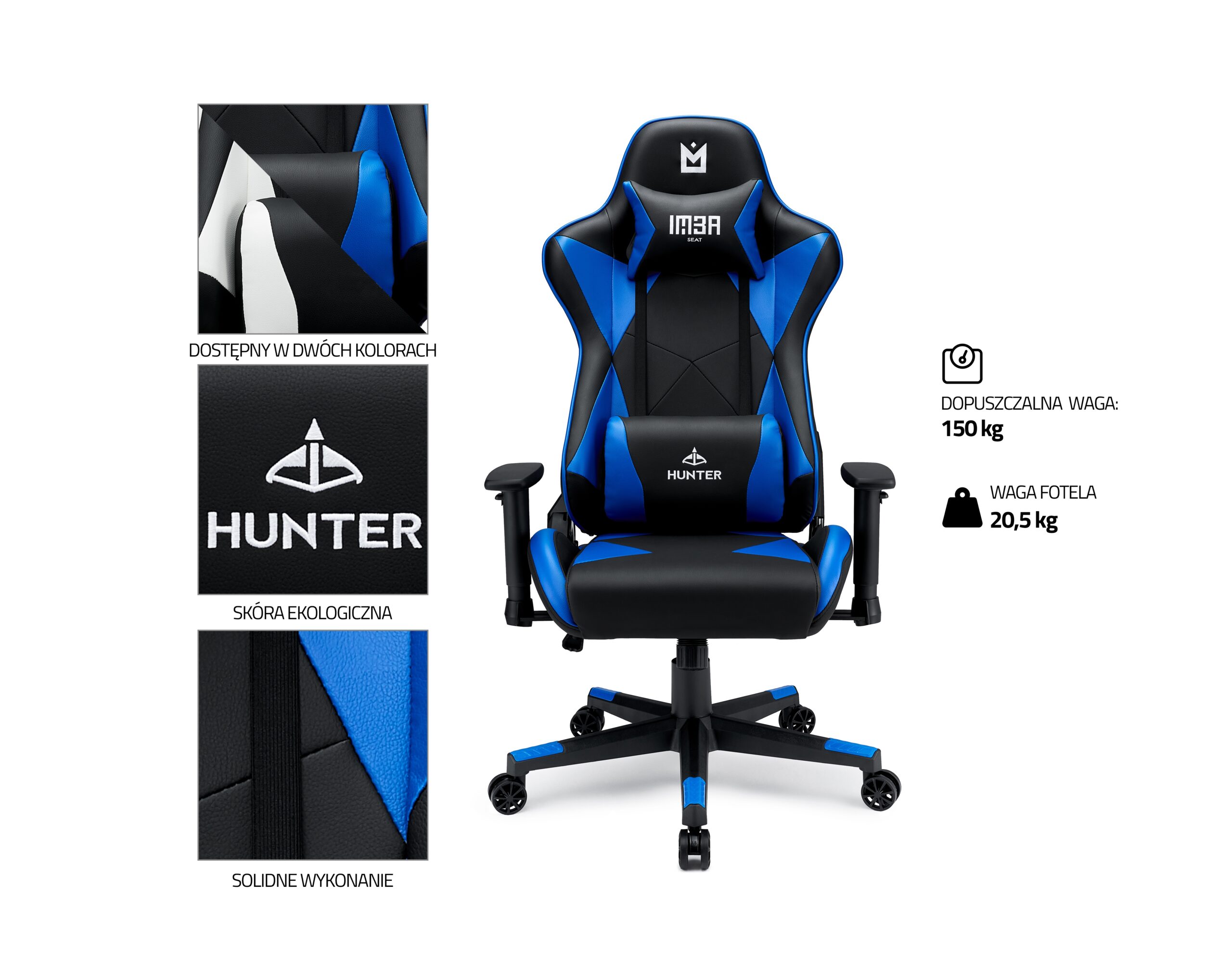 IMBA Hunter Blue Fotel dla Gracza